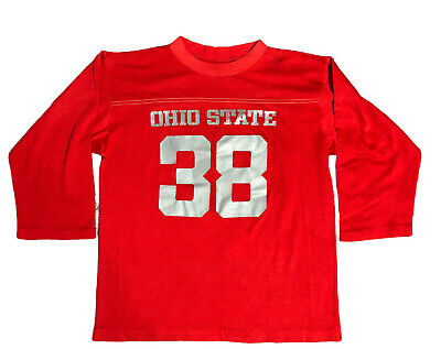 Vintage Ohio State Jersey T Shirt 38  1970s Size Medium Single Stitch USA • 39.99€