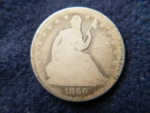 1860 "O" Seated Liberty Half Dollar Cent New Orleans Mint - Picture 1 of 2