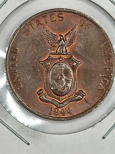 1944 - USA Philippinen 1 Centavo KM#179 High Grade.2 - Bild 1 von 2