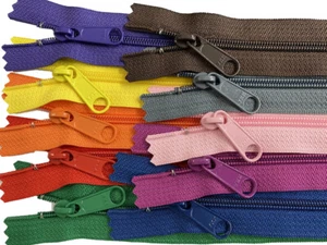 10 Stck. YKK #4,5 22" Handtasche oder Handtasche Großpackung Reißverschluss mit extra langem Zug Made in USA - Bild 1 von 42