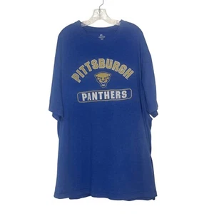 Pittsburgh Panthers Mens Tshirt Colosseum Fanwear NCAA Blue Size 5X - Picture 1 of 6
