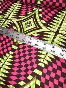 Diamond Ankara | African Fabric by the Yard, 100% Cotton - Picture 1 of 7