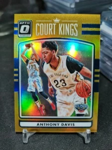 2016-17 Panini Donruss Optic Anthony Davis Court Kings #6 Gold 09/10 First Year! - Picture 1 of 4