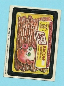1980 Topps Wacky Packages 3RD Series #182 Oscar Moron