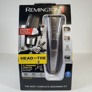 Remington Head to Toe Grooming Kit Rechargeable Nose Ear Body Hair Neck Trimmer