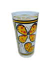 Vintage Butterfly flutter by Yellow Orange Drinking Glass