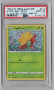 Pokemon 2020 SWSH BSP Gossifleur General Mills Black Star Promo PSA 10 GEM MINT - Picture 1 of 2