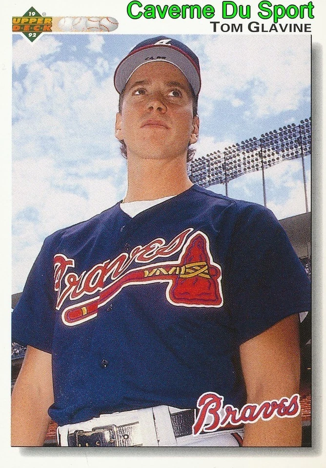 342 TOM GLAVINE ATLANTA BRAVES  BASEBALL CARD UPPER DECK 1992 - Photo 1/1