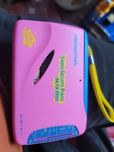 1980s Rare Soundesign PINK Color Tunes HPK AM/FM Cassette Walkman WORKS! - Picture 1 of 7