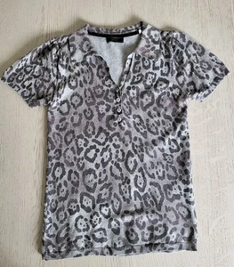 GUESS Poloshirt Gr. M Grau   mit Muster  - Bild 1 von 5