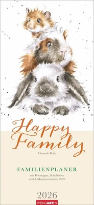 WEINGARTEN Happy Family Familienplaner 2026 | Hannah Dale | Kalender | Spiralbindung | 2026
