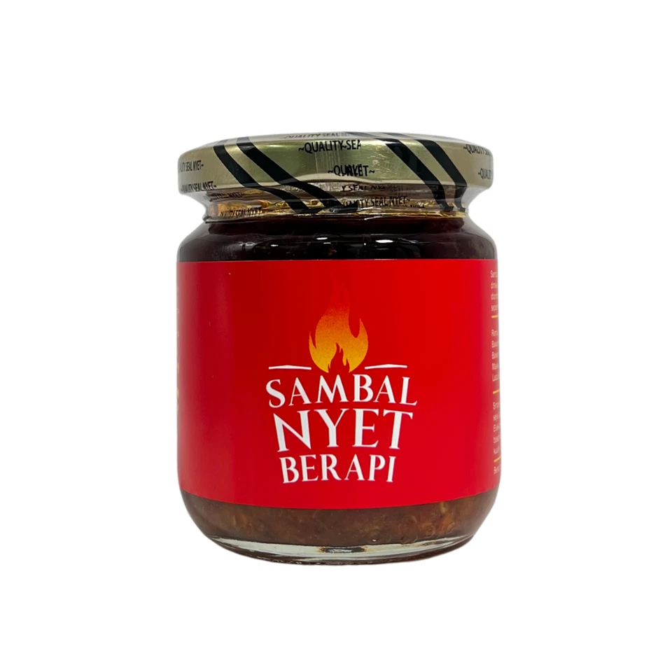 [READY STOCK] SAMBAL NYET BERAPI ORIGINAL/TULEN  (1 x  Unit 180gm Bottle/Botol) - Image 1 of 4