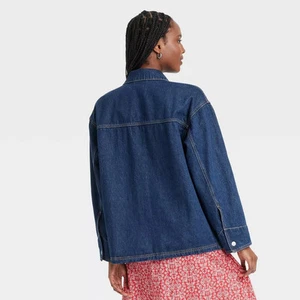 Women's Denim Chore Coat - Universal Thread - Picture 1 of 8