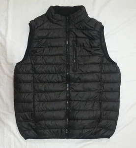 Mens F&F Black Lightly Padded Gilet Bodywarmer Size L / 44 in Chest - Picture 1 of 3