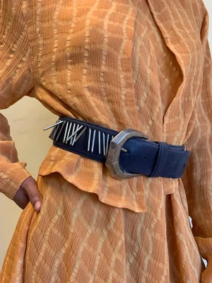 Cinturón efecto uñas Claude Montana años 80 Foto 1 de 4