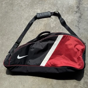 Vintage Nike Agassi 1994 Challenge Court Tennis Racquet Bag Red Black White 90s - Picture 1 of 15