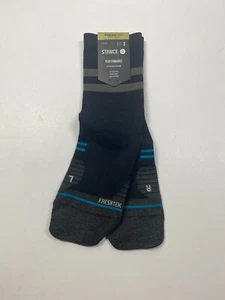 NWT Stance Freshtek Performance Ultralight Cushion Sock - Small - Black - Picture 1 of 3