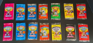 1985 Topps Garbage Pail Kids UK Mini Series 1-4 & 6 Packs + Variants + 1-6 Wraps