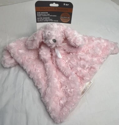 Mantas y más allá rosa perro Lovey cachorro roseta remolino 14” felpa Nunu nuevo con etiquetas Foto 1 de 4