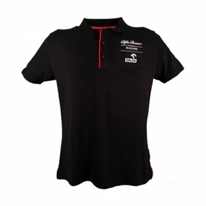 Polo Alfa Romeo F1 Uomo Essential Logo Nera, M - Foto 1 di 4
