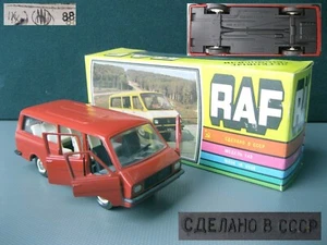 RAF 2203 coche diecast modelo 1:43 hecho en la URSS 1988 Novoexport soviético ruso - Imagen 1 de 11