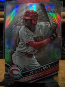 ELLY DE LA CRUZ 2022 Bowman's Best Refractor #TP-17 Reds - Picture 1 of 1