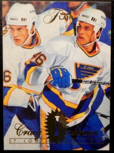 1994-95 94/95 Fleer Flair #155 Craig Johnson St. Louis Blues - Picture 1 of 2