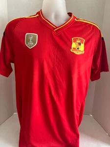 Fifa 2010 World Champions Spain #9 Negrado Promo Jersey with Patch Size Medium - Picture 1 of 11