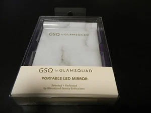 GSQ by Glam Squad Portable LED Mirror, Compact LED Lights & 2x Magnification NEW - Picture 1 of 6