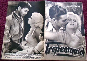JEAN HARLOW/CLARK GABLE COVERS + contents for IF-K (1930's) movies "Red Dust" - Imagen 1 de 3