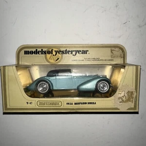 Matchbox Models Of Yesteryear 1938 Hispano-Suiza Lesney Car No. Y-17 - Picture 1 of 6