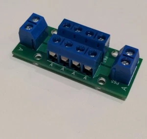 Power Distribution Board for DC, DCC and AC Wiring 2 channel 6 way connector - Picture 1 of 10