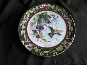 Franklin Mint Sammelteller KOLIBRI lim. edition The Berylline Hummingbird 7571 - Bild 1 von 3