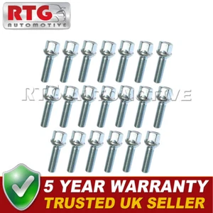 20x Wheel Bolts For Mercedes Benz W201 (190) 1983-1993 (Alloy Wheels) Silver - Picture 1 of 1