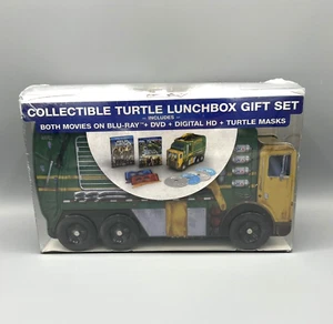 Teenage Mutant Ninja Turtles Double Feature Lunchbox Gift Set (Blu-ray/DVD)  NEW - Bild 1 von 6