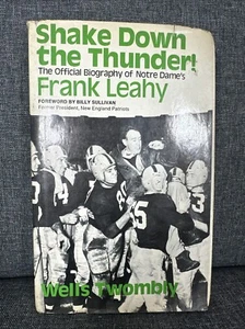 Shake Down the Thunder! Official Biography of Notre Dame's Frank paperback book - Imagen 1 de 6