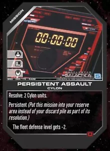 Persistent Assault - FOIL - Base Set - Battlestar Galactica CCG - Bild 1 von 1