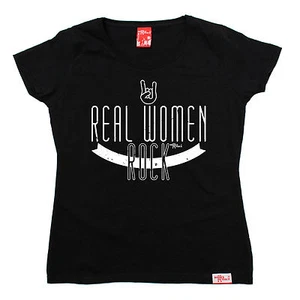 Echtes Frauen Rock DAMEN T-SHIRT Band Metal Heavy Fashion lustiges Geburtstagsgeschenk - Bild 1 von 24