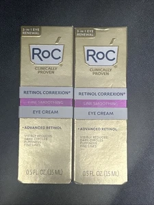 RoC Retinol Correxion Line Smoothing Anti-Aging Eye Cream - 0.5 fl oz (15ml) 2pk - Picture 1 of 1