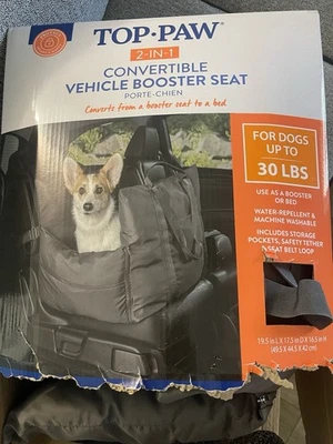 顶爪 2 合 1 可调式汽车加高座椅 适用于 30 # 皮草婴儿 全新 — 第 1/4 张图片