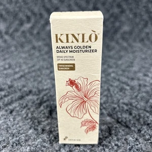 KINLO Always Golden Crema Hidratante Diaria FPS 40 Protector Solar Mineral Tintado 0.9oz! ¡NUEVO! - Imagen 1 de 6