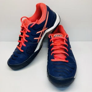 Asics Gel Challenger Tennis Court Women Shoe US 7 E753Y Navy Pink - Picture 1 of 9