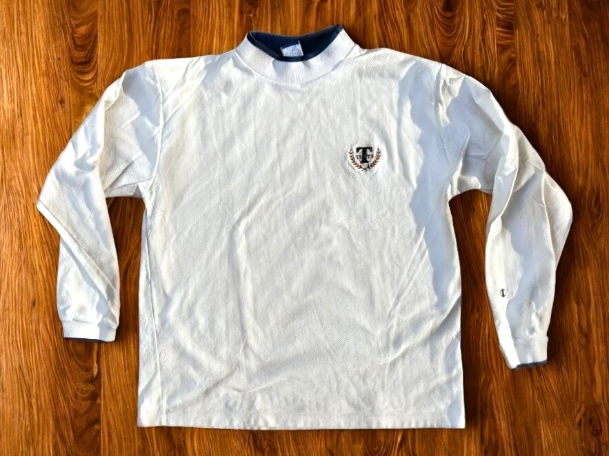 Sudadera Tufts University Champion Cuello Redondo Hecha en EE. UU. Talla L Vintage Foto 1 de 4