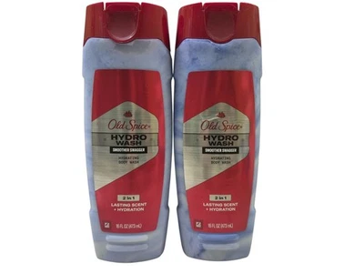 2 Old Spice Hydro Wash Swagger Suave 2 en 1 Perfume Duradero Hidratación 16 OZ ea Foto 1 de 2