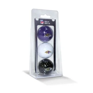 Team Golf NFL Baltimore Ravens Regulation Golf Balls 3-Pack - Picture 1 of 1