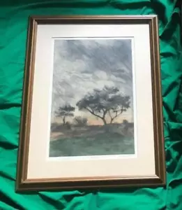 1989 LABORATORIO GRAFICO SANTA FE RON POKRASSO SOLANA VEDUTA ALBERI PAESAGGIO ARTE VINTAGE - Foto 1 di 9
