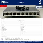 Hp J9981a 1820-48G 48 Port Managed Switch - Same Day Shipping