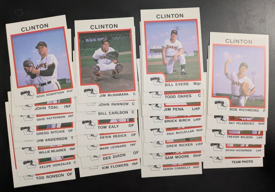 1987 ProCards Clinton Giants - You Pick 1 - SF Giants A Minor League - Image 1 of 1