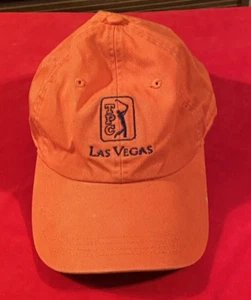 Men's TPC - Las Vegas Ahead Extreme Adjustable Hat - Orange -Good Used Condition - Picture 1 of 4