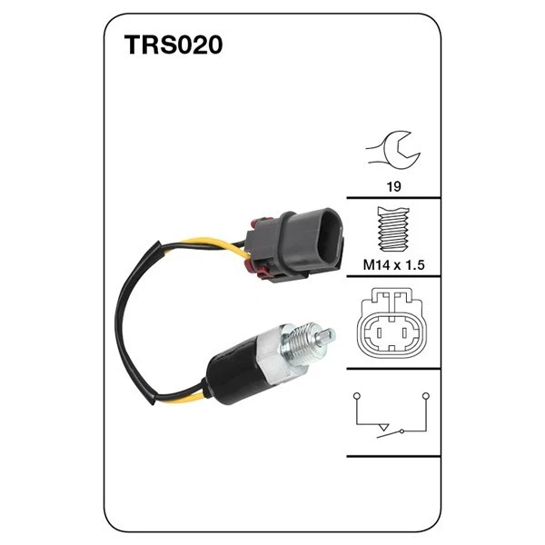 TRIDON TRS020 REVERSE LIGHT SWITCH for NISSAN PATROL DIESEL MQ - incl Turbo GQ - image 1 of 1